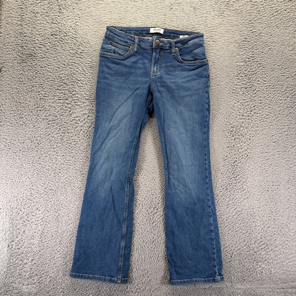 Wrangler Retro Mae Jeans Womens 9 Blue Cotton Denim Bootcut Leg Western Cowgirl